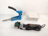 MLCS Sanding Roller W/ Accessories & Lock Hand Stapler