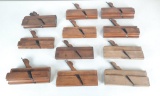 11 Wood Planes incl Hallcroft Tool Co