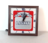 Budweiser Light Beer Clock