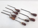 8 Wood Carving Chisels incl Crown Tools