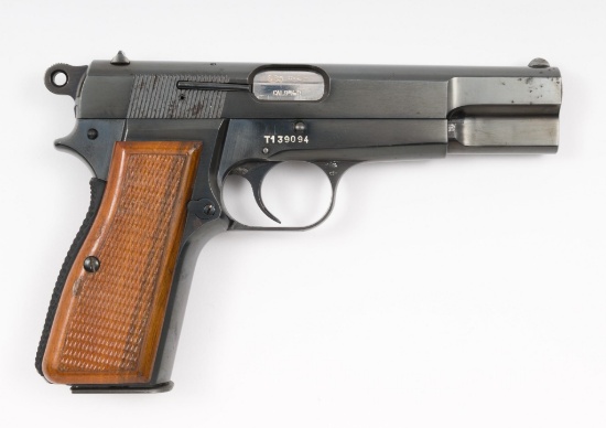 Browning Hi Power Semi Auto Pistol, Caliber 9mm