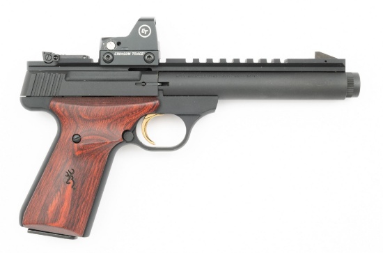 Browning Buck Mark Semi Auto Pistol, Caliber .22 LR w/ Crimson Trace  Red Dot
