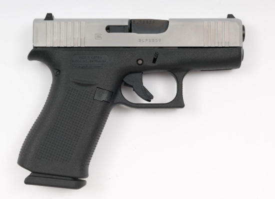 Glock 43X Semi Auto Pistol, Caliber 9mm Luger