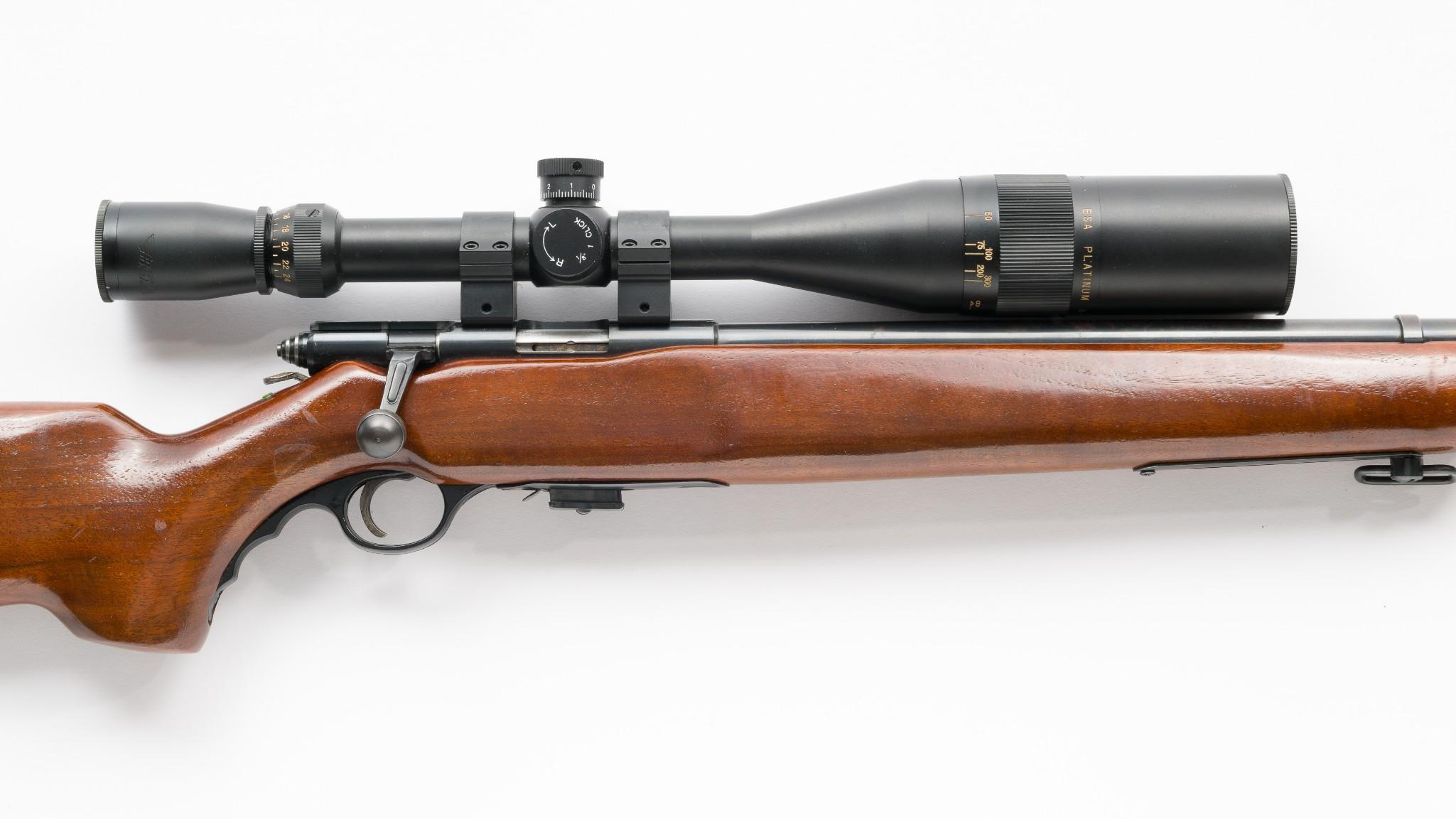 Mossberg Model 144 Bolt Rifle w/ Scope. Caliber | Proxibid