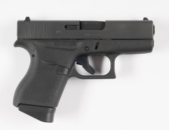 Glock 43 Semi Auto Pistol, Caliber 9mm Luger