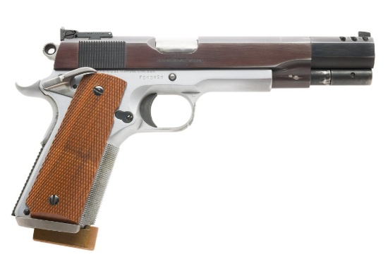 Custom Colt Series 80 Semi Auto Pistol w/ Extra Slide, Caliber .45ACP