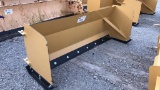 8' Snow Pusher Skid Loader Attachment