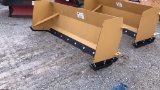 8' Snow Pusher Skid Loader Attachment