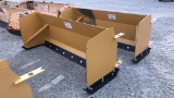 8' Snow Pusher Skid Loader Attachment