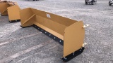 8' Snow Pusher Skid Loader Attachment