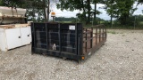 Truck Flatbed with Ladder and Utility Rack