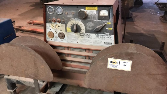 Lincoln electric gas powered 250 AC/DC Welder,