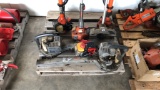 Skid of Chainsaws and Parts chainsaws