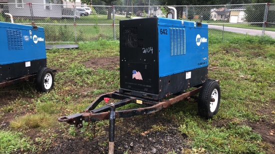 2012 Miller Big Blue 700 Amp Du-Op Welder,