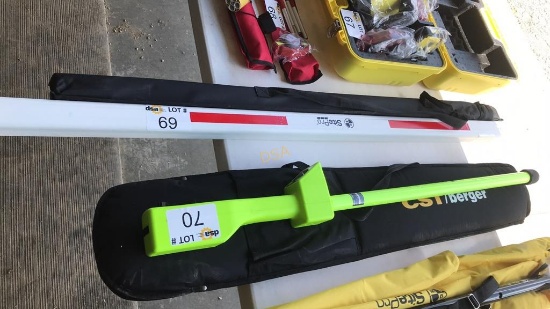 2 - Site Pro Story Poles, Carrying Case