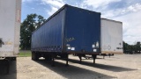 1976 Fruehauf Flatbed Curtainside Tailer,