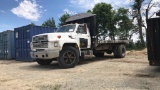 1990 Ford F700 Flatbed Truck,