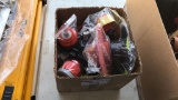 Box of Laser Level Prisms, And Spare Laser Parts