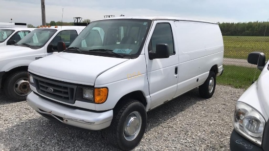 2006 Ford E350 Full Size Utility Van,