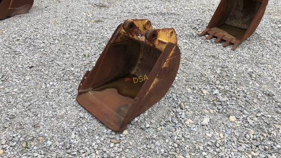 24" Backhoe Bucket. Smooth Ditch Bucket. Fits a