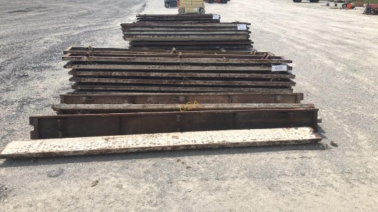 10"x40' Steel Concrete Forms for Pavement