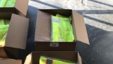 Box of Florescent Green Vests