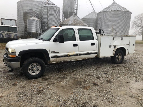 2002 Chevrolet Silverado 2500HD Utility Truck,