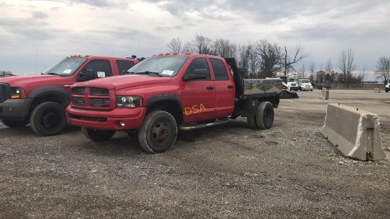 2004 Dodge Ram 3500 Flatbed Truck,