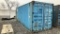 20' Steel Shipping Container,