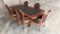 Convertible Conference and Poker Oak Table