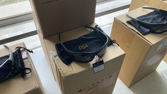 3 - Boxes of Unused Site Pro Safety Glasses,