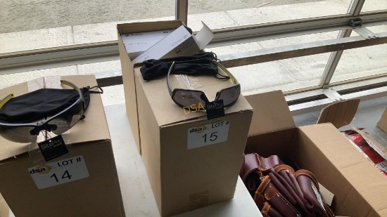 2 - Boxes of Unused Site Pro Safety Glasses,