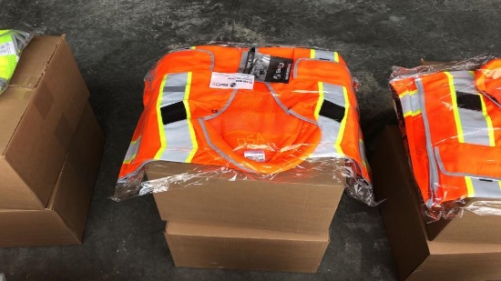 20 Unused Surveyors Safety Vest Size 2X