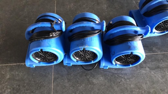 3 - Bair VP33 Air Movers,