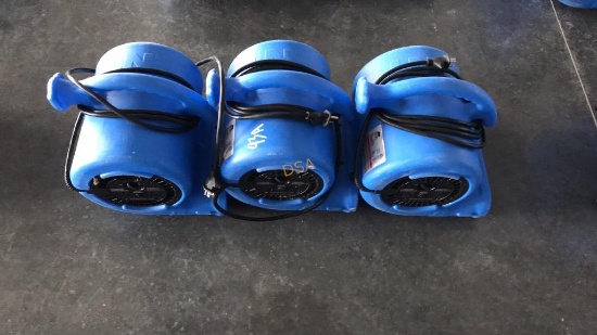 3 - Bair VP25 Air Movers,