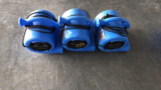 3 - Bair VP25 Air Movers,