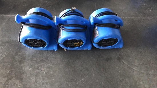 3 - Bair VP25 Air Movers,