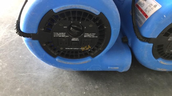 3 - Bair VP25 Air Movers,