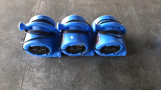 3 - Bair VP25 Air Movers,