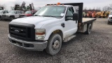 2008 Ford F350XL Super Duty Flatbed Truck,