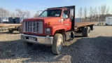 1991 GMC TC7H Flatbed Truck,