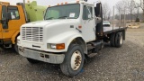 1999 International 4900 Flatbed Truck,