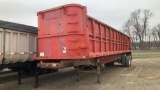 1997 Fruehauf 39' Dump Trailer,