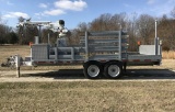 2003 Specialty 24' Tag Trailer with 3500# Crane,