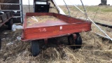 14' Flat Bed Wagon, With 2' Sides