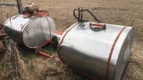 Chem Farm Stainless Steel Saddle Tanks,