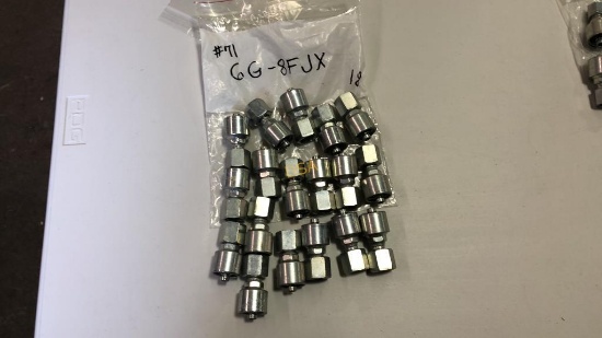 Unused 3/8" Gates Mega Fittings