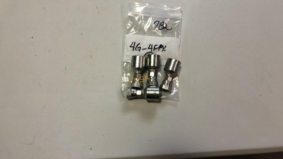 Unused 1/4" Gates Mega Crimp Fittings,