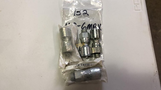 Unused 1/4" Gates Mega Crimp Fittings