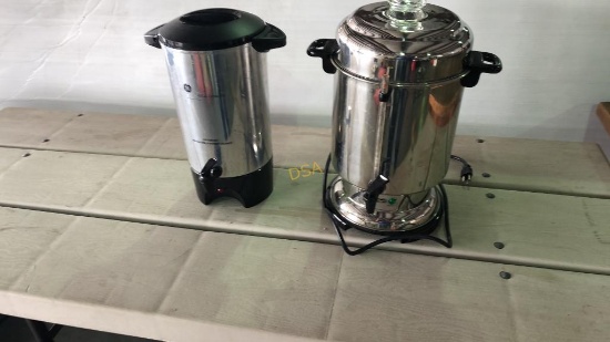 2 Delonghi Electric 60 Cup Coffee maker,